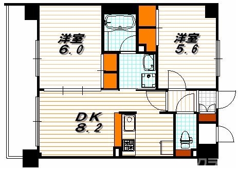 エステムプラザ京都河原町通の間取り