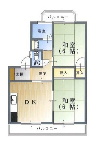 たつの市龍野町日山のマンションの間取り