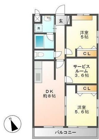 オリンピアヒルズ豊春の間取り