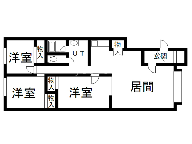 ルミネ　Ｄ棟の間取り