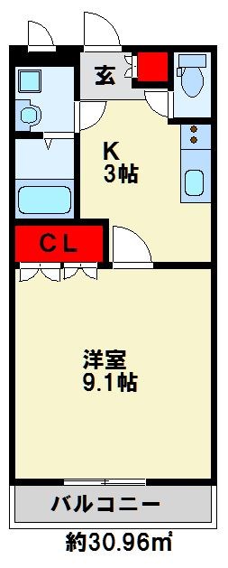 グレースコートIIの間取り