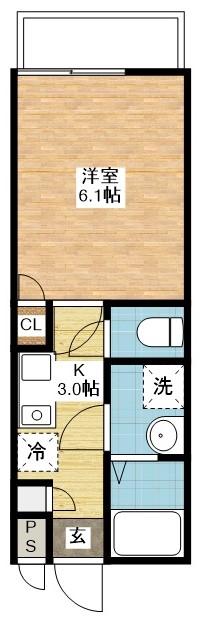 ヴィオラ東町Iの間取り