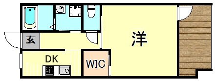 芦屋市打出町のマンションの間取り