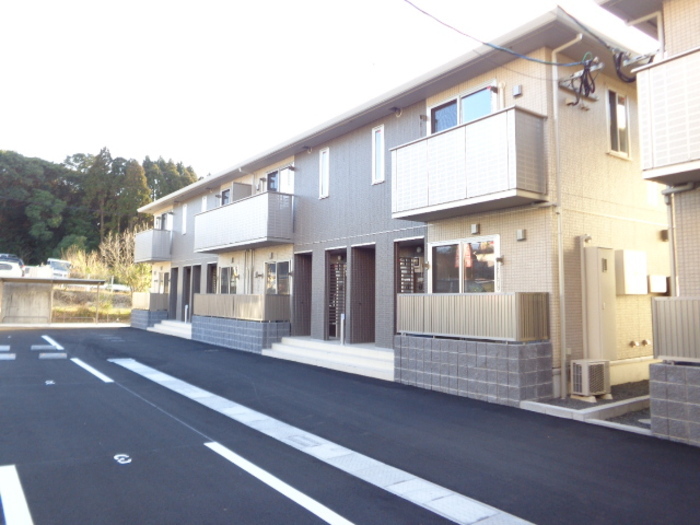 【鹿児島市川上町のアパートの建物外観】