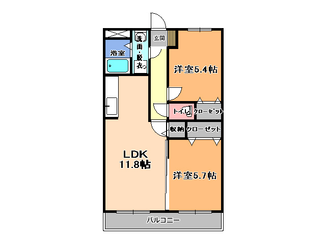 ユーミーグレースIIの間取り