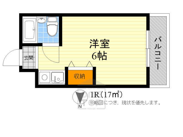 ブルックリンワンの間取り