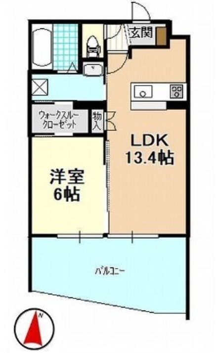 浜松市中央区住吉のマンションの間取り