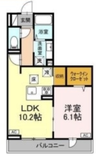 グラナーデ扇IIの間取り