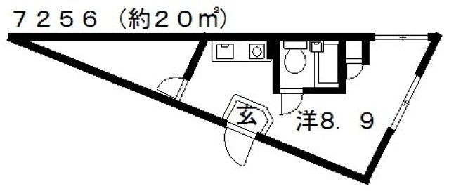 藤井寺市北岡のマンションの間取り