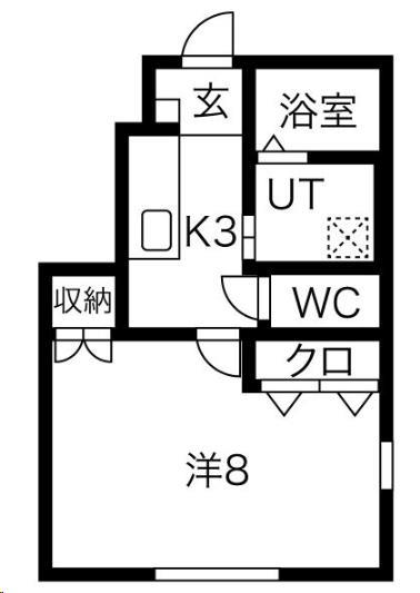 Ｓｏｕｔｈｅｒｎ　Ｃｒｏｓｓ　I棟の間取り