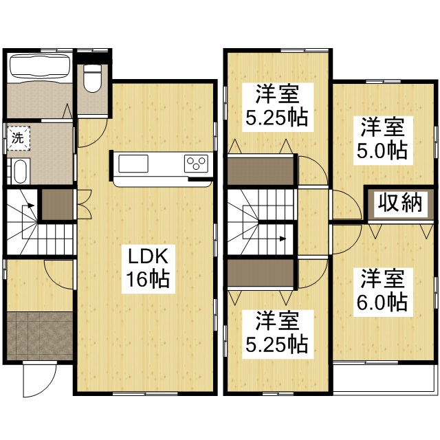 岡山市南区西市のその他の間取り