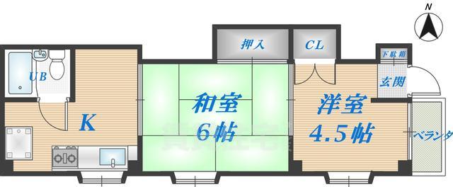 ビーコンハイツパート1の間取り