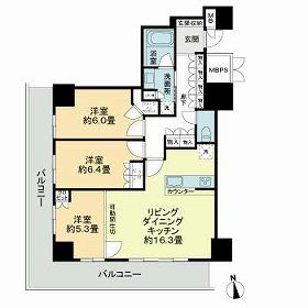 岐阜市吉野町のマンションの間取り