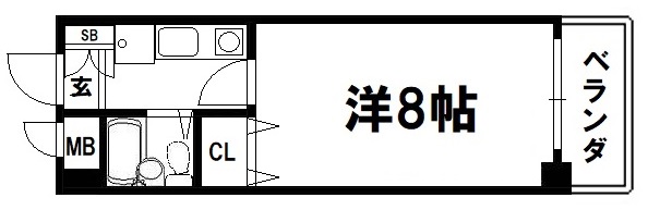 カーサー高村の間取り