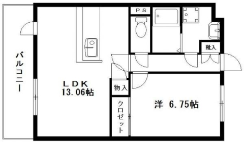 グランストークカメリアの間取り