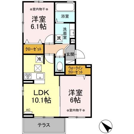 ヒルズ国母の間取り