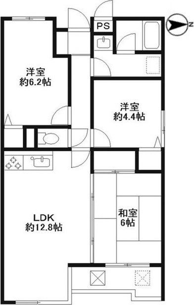 コンフォール野川の間取り