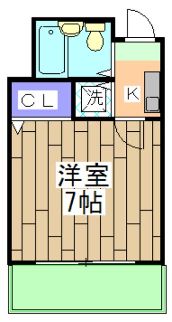 荒木マンションの間取り