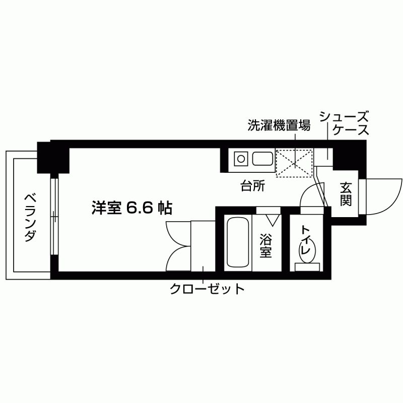 エンデバー武庫之荘IIの間取り