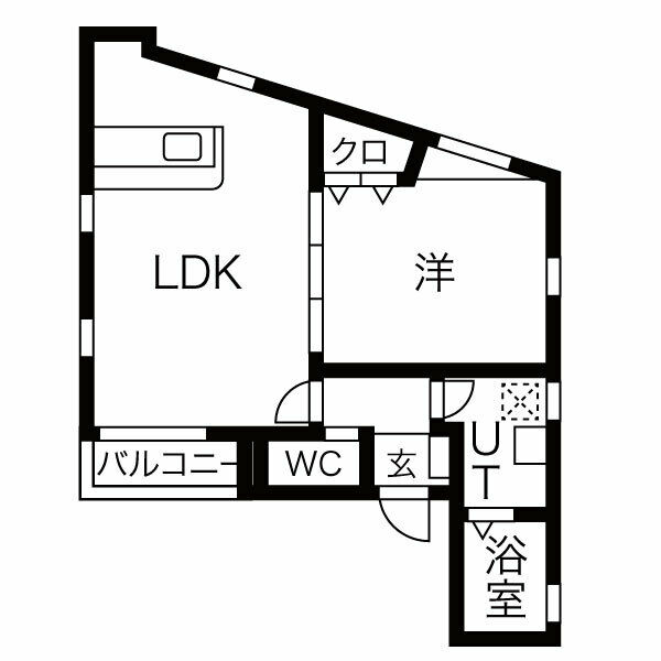 Blue Moon 名駅の間取り