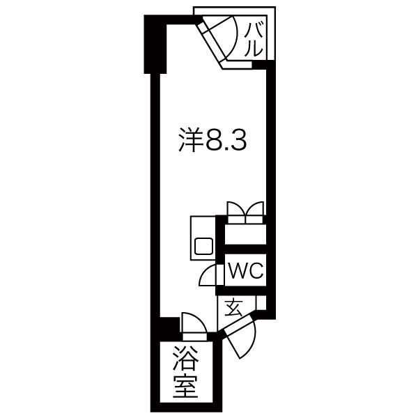 三喜マンションの間取り