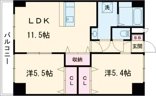 ピュアローズの間取り