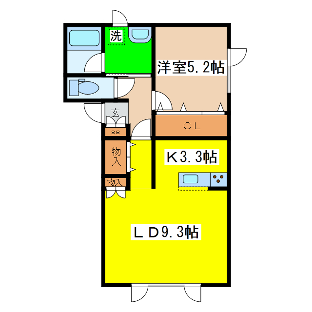 【サクセスステラの間取り】