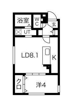 gare福住の間取り