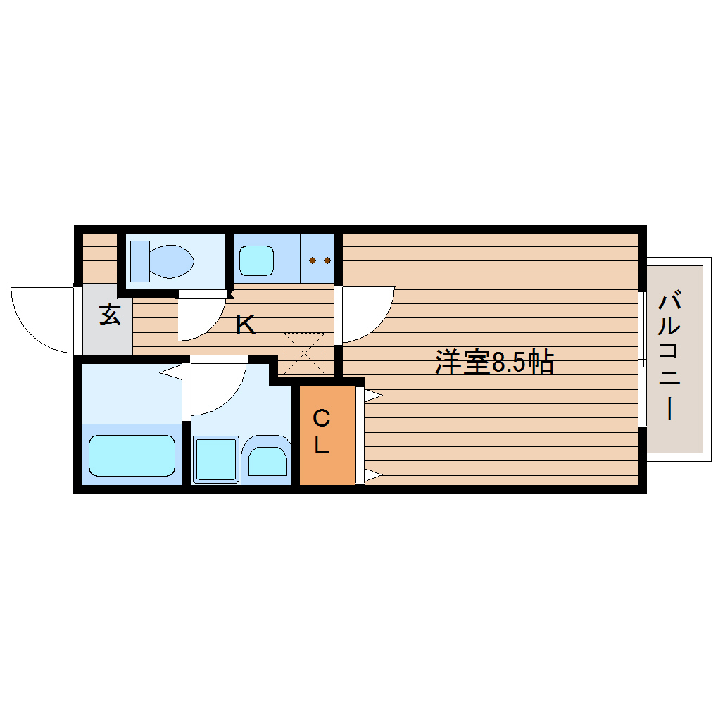 アスコット高橋の間取り