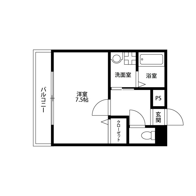 【テンダー西浦の間取り】