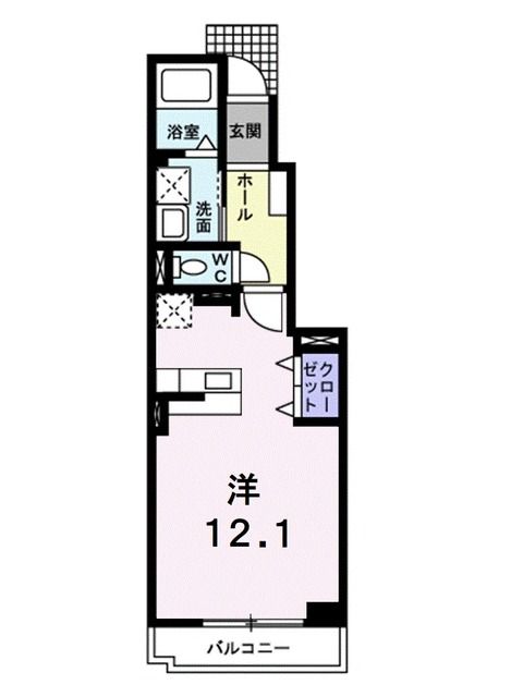 【カーサ・ミトモIIの間取り】