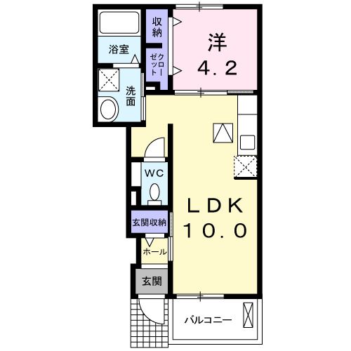 カルムヴィラの間取り