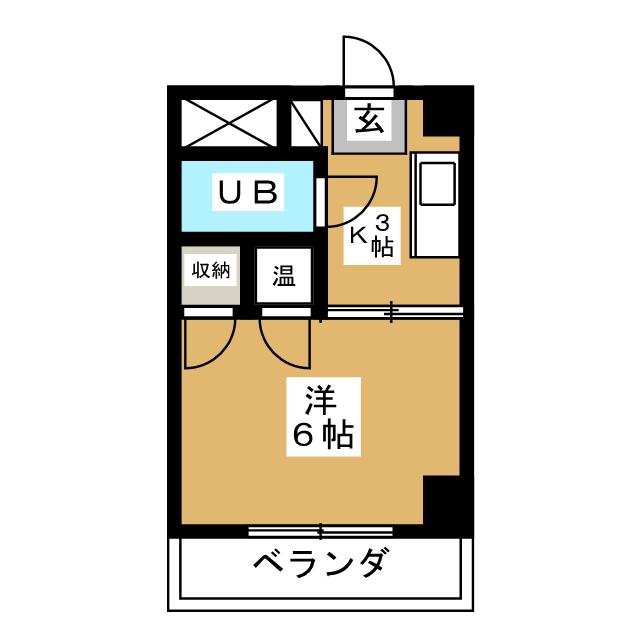 ベルメゾン白川の間取り