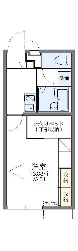 レオパレスマリン王ノ瀬の間取り