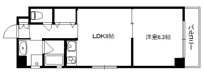 上御所エクセル三宅の間取り