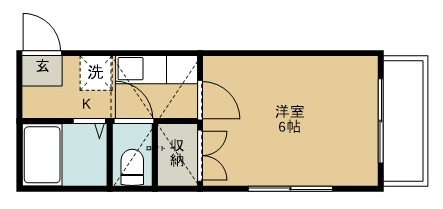 クレール新田の間取り