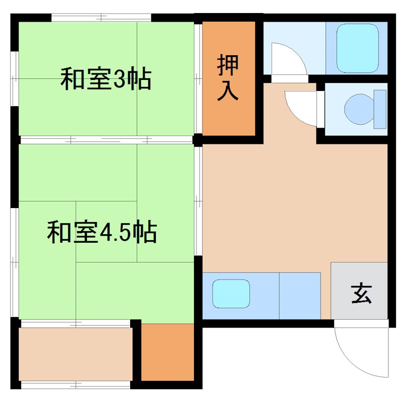 日商ハイツの間取り