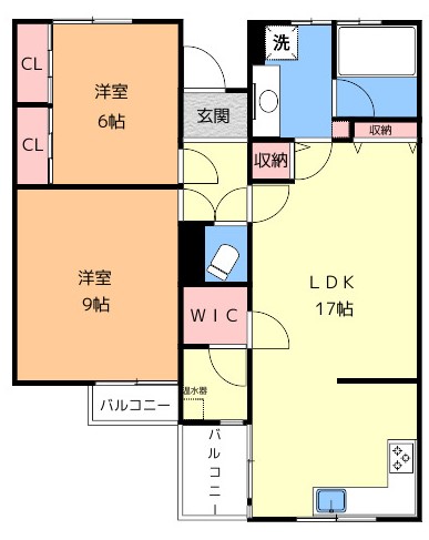 パレス呼続の間取り