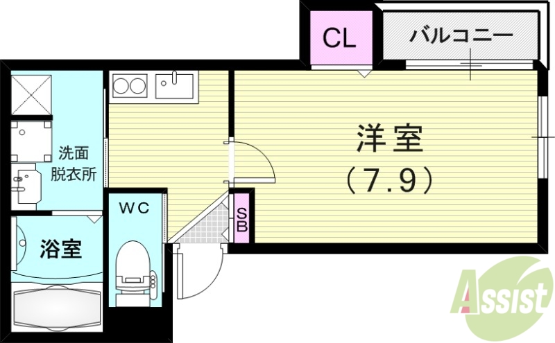 バズ大物の間取り