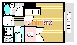 茨木市永代町のマンションの間取り