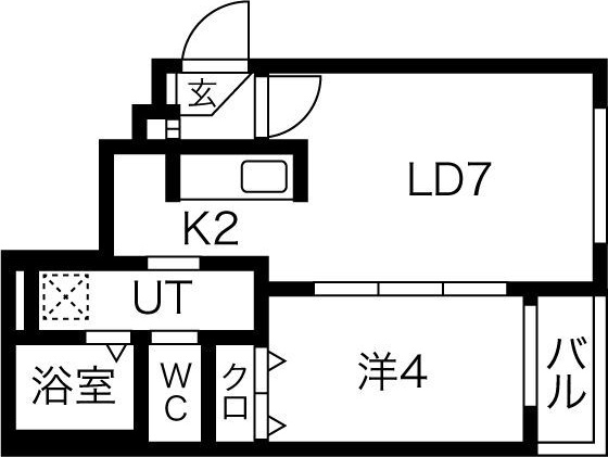 Maison Kamuy Park Frontの間取り