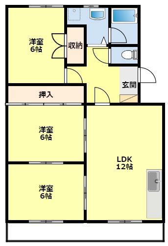 レスポワールの間取り