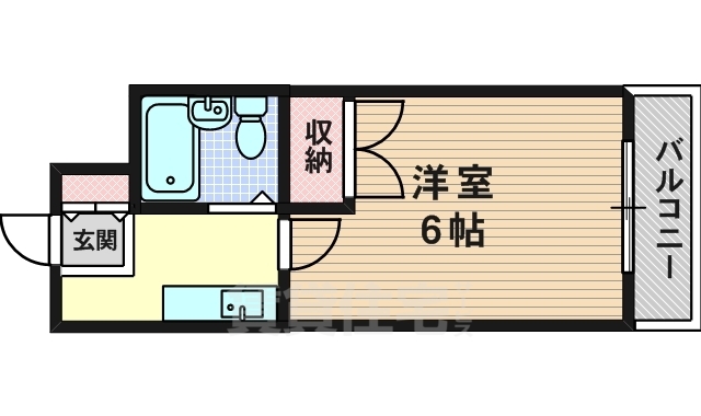 第22長栄エバグリーン桂川の間取り