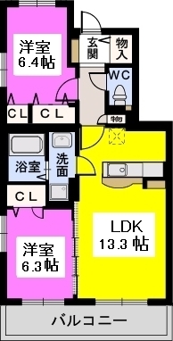 ステラ　ウエストの間取り