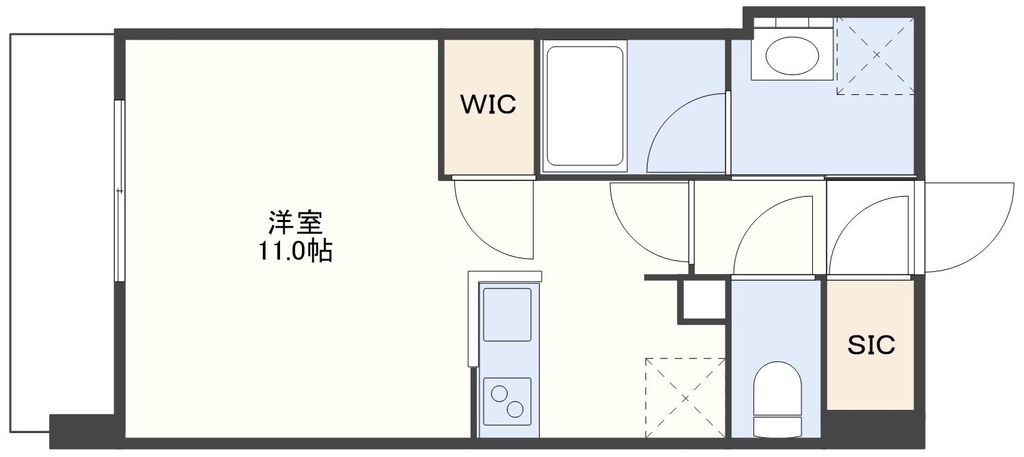 RJRプレシア浦上クロスの間取り