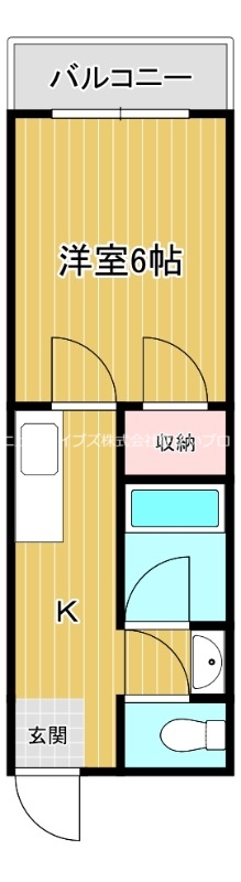 門真市柳町のマンションの間取り