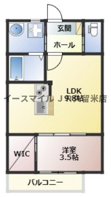 Prevoyance久留米駅西の間取り