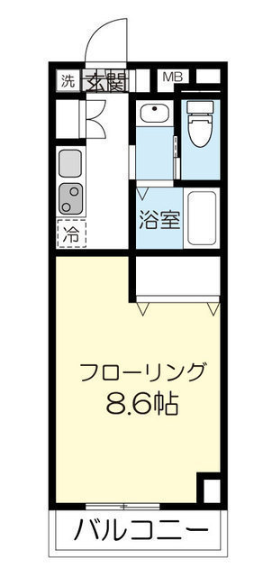 アンプルール　ベトン　メーヴェの間取り