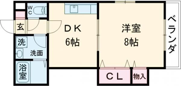 メゾンコンフォートの間取り