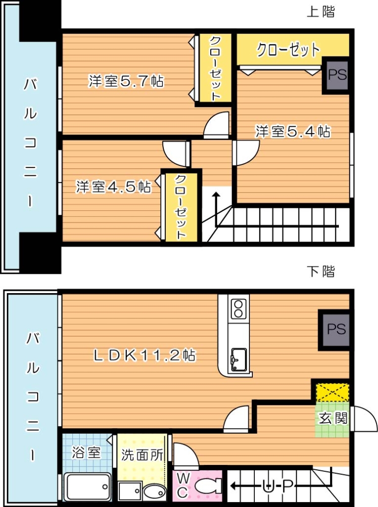 レジェンド砂津の間取り